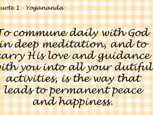 Paramhansa Yogananda  Quote 1