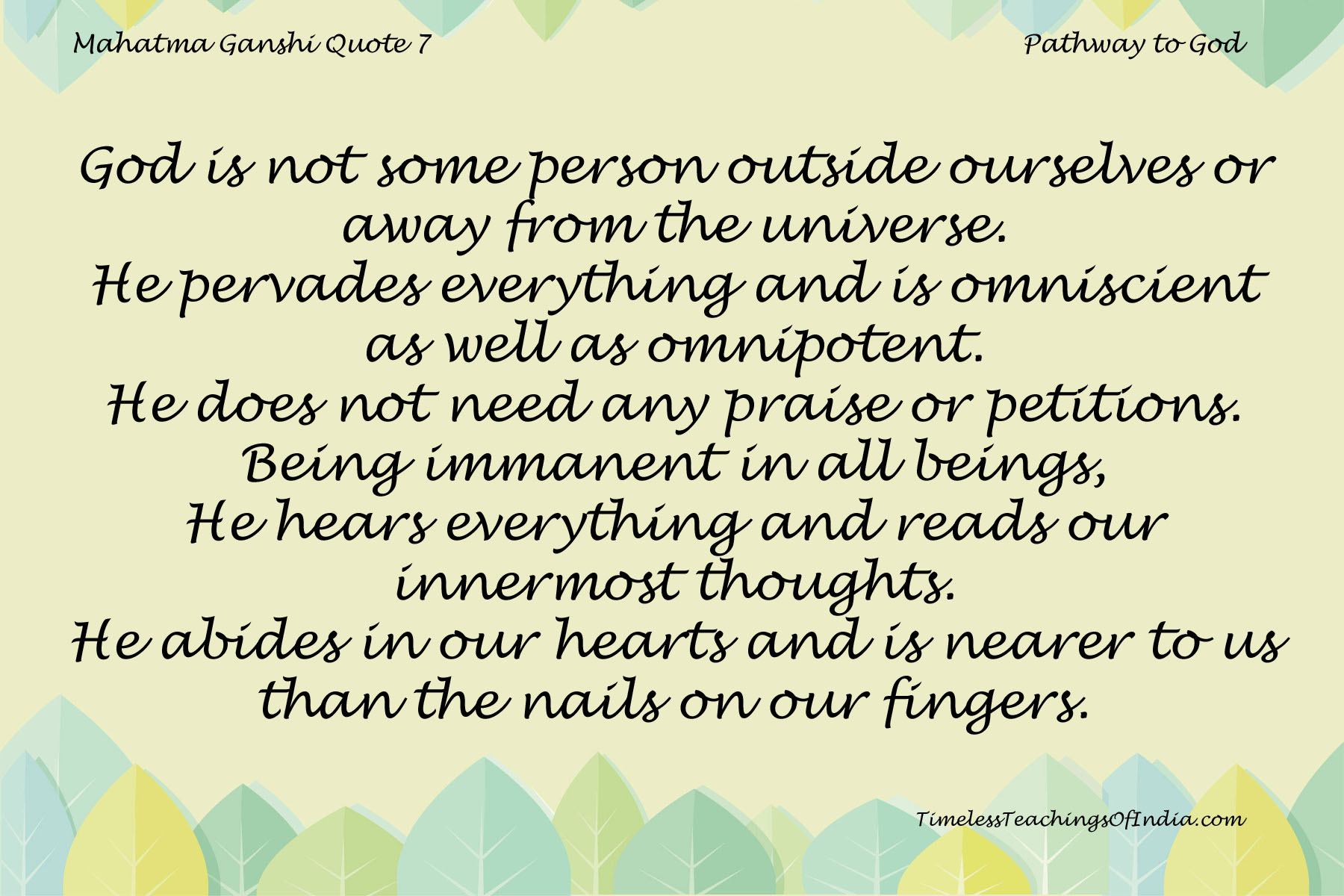Mahatma Gandhi Quote 7
